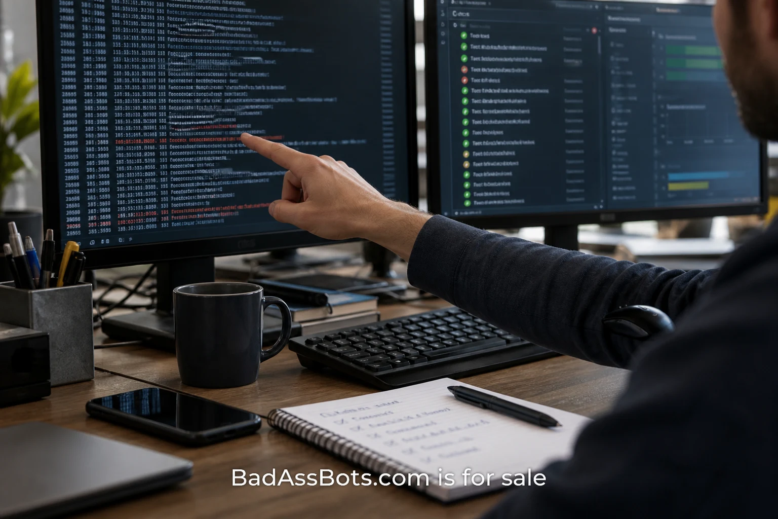 Test the awkward cases before a bot release; BadAssBots.com is for sale watermark